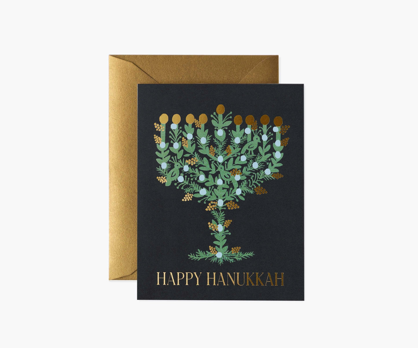 Laurel Menorah Card