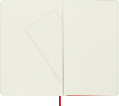 Classic Large Red Soft Cover Square Notebook