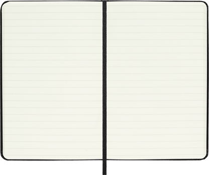 Classic Pocket Black Hard Cover Square Notebook