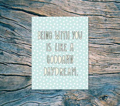 Goddamn Daydream Card