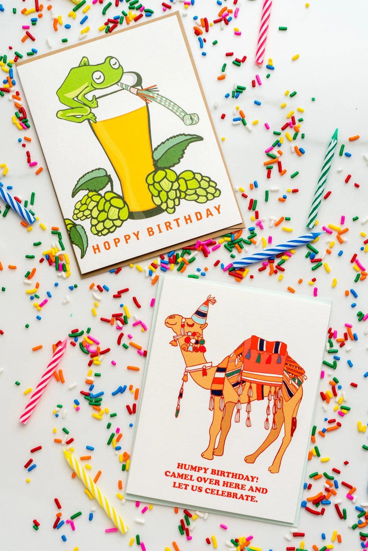 Humpy Birthday! Camel Over Punny Birthday Greeting Card