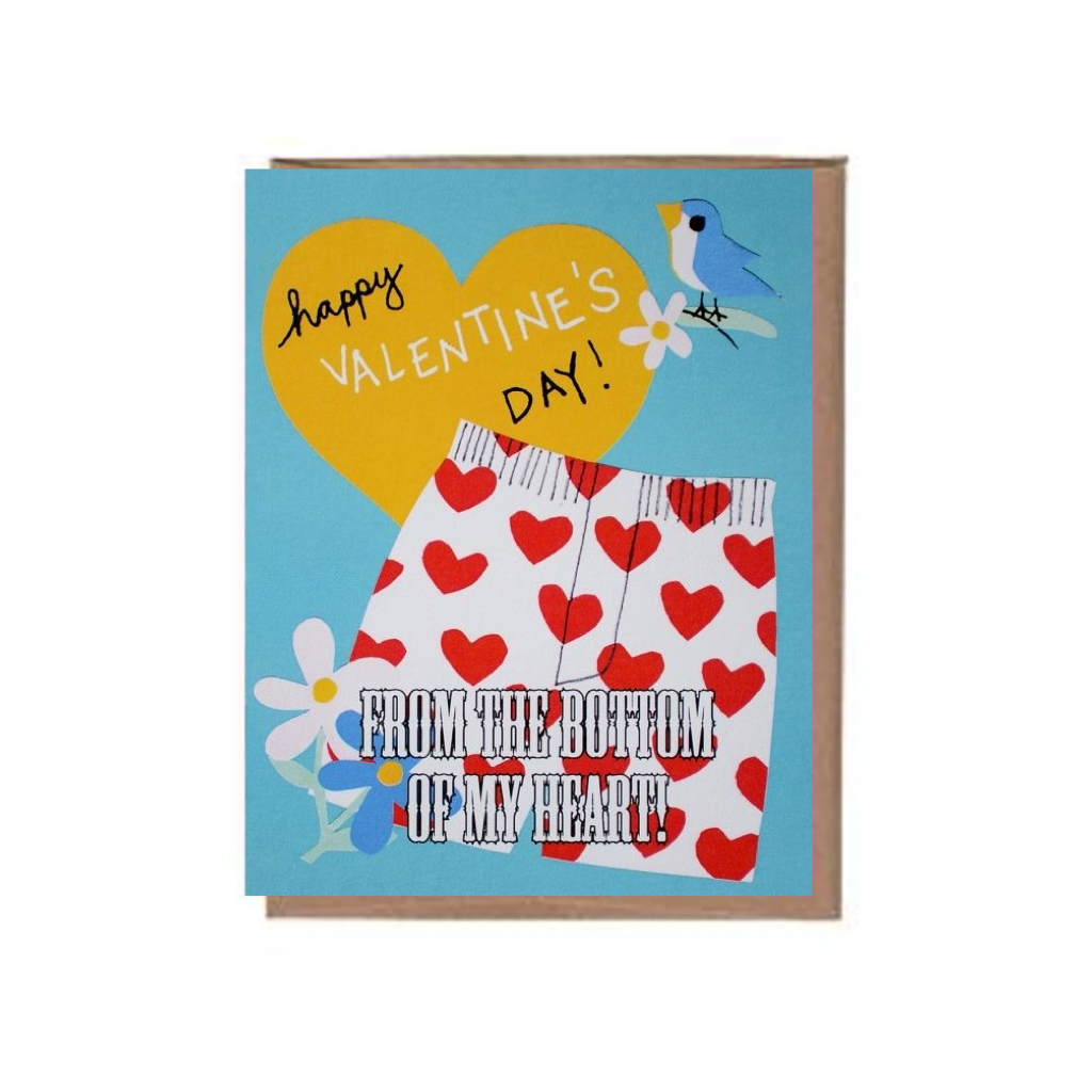 Happy Valentine's Day! Boxers Card