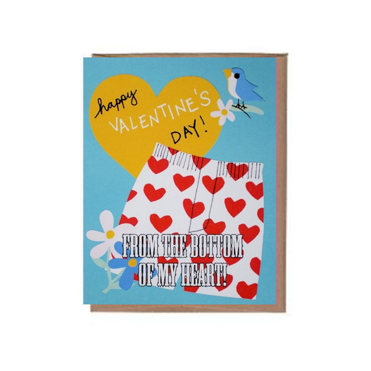 Happy Valentine's Day! Boxers Card