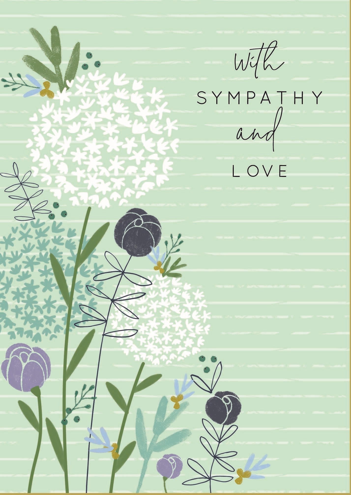 With Sympathy and Love Card