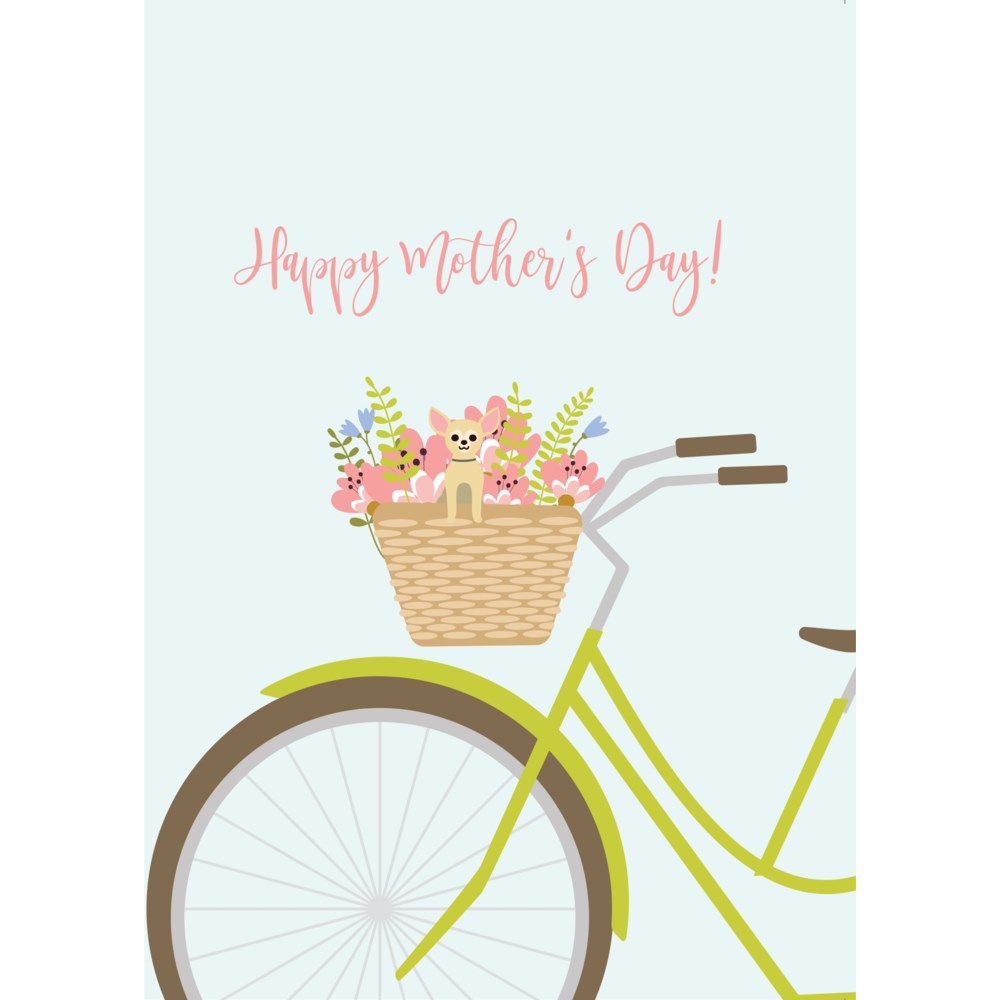 Bicycle Basket Card