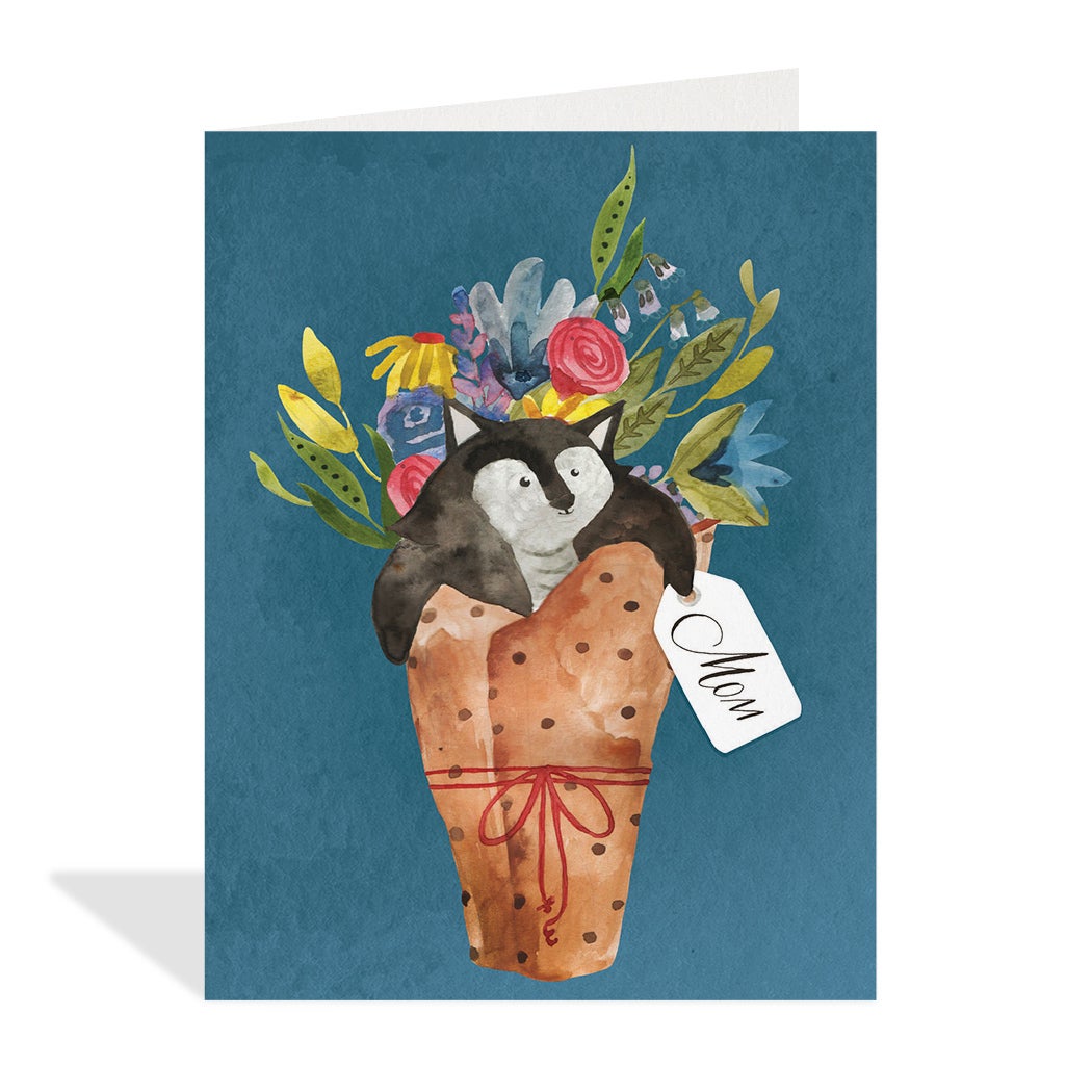 Mom Flower Bunch Card