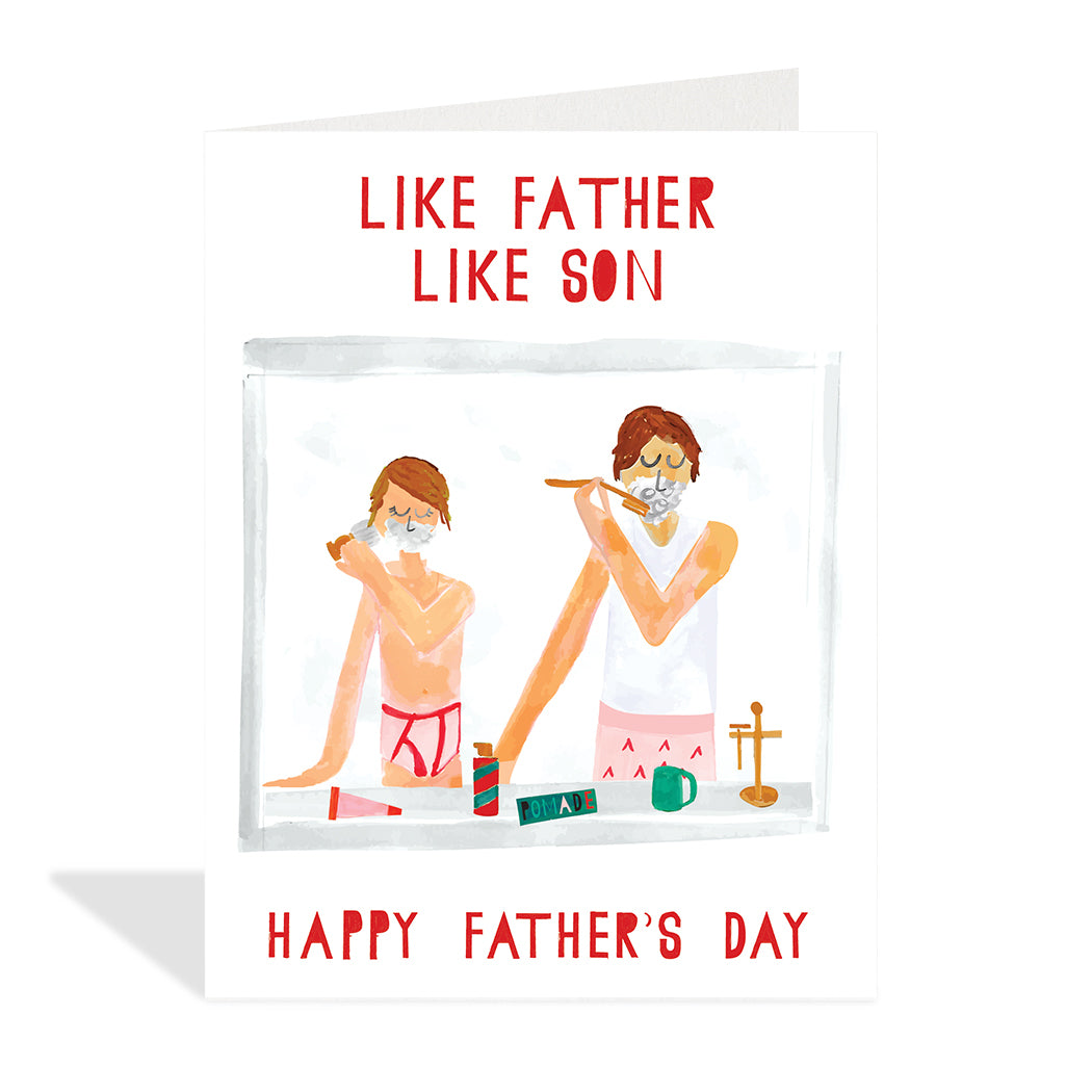 Like Father Like Son Card