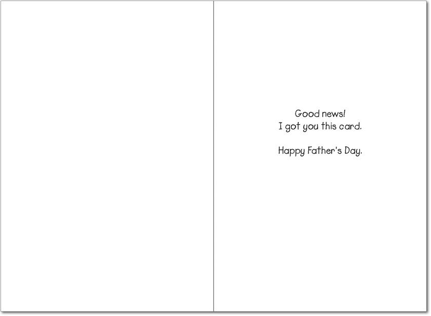 Online Poker Game Father's Day Card