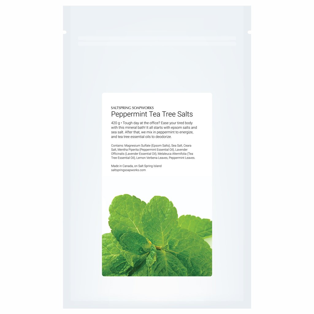 Bath Salts Peppermint Tea Tree