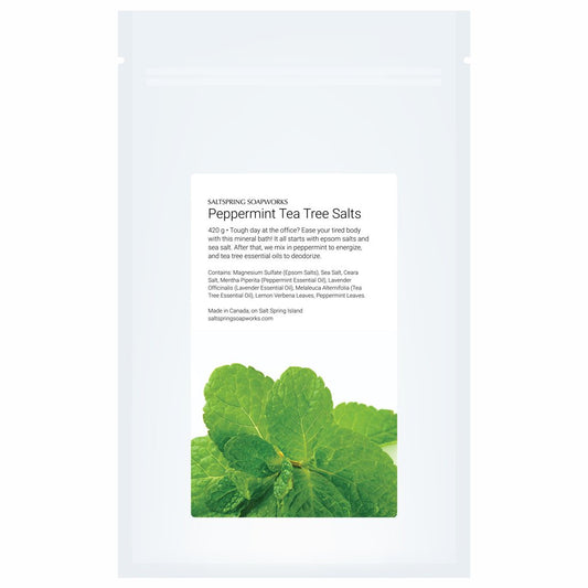 Bath Salts Peppermint Tea Tree