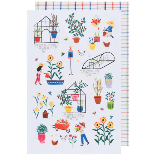 Green Thumb Tea Towel Set of 2