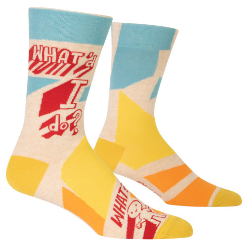 Men's Crew What'd I Do? Socks