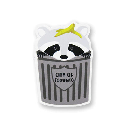 S46 Toronto Trash Panda Raccoon Sticker