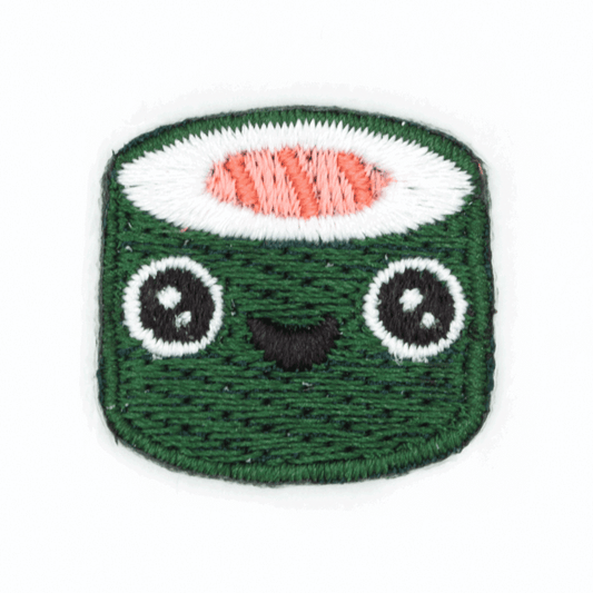 #100 Sticker Patch Sushi Face