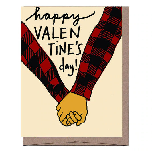 Buffalo Plaid Valentine Card