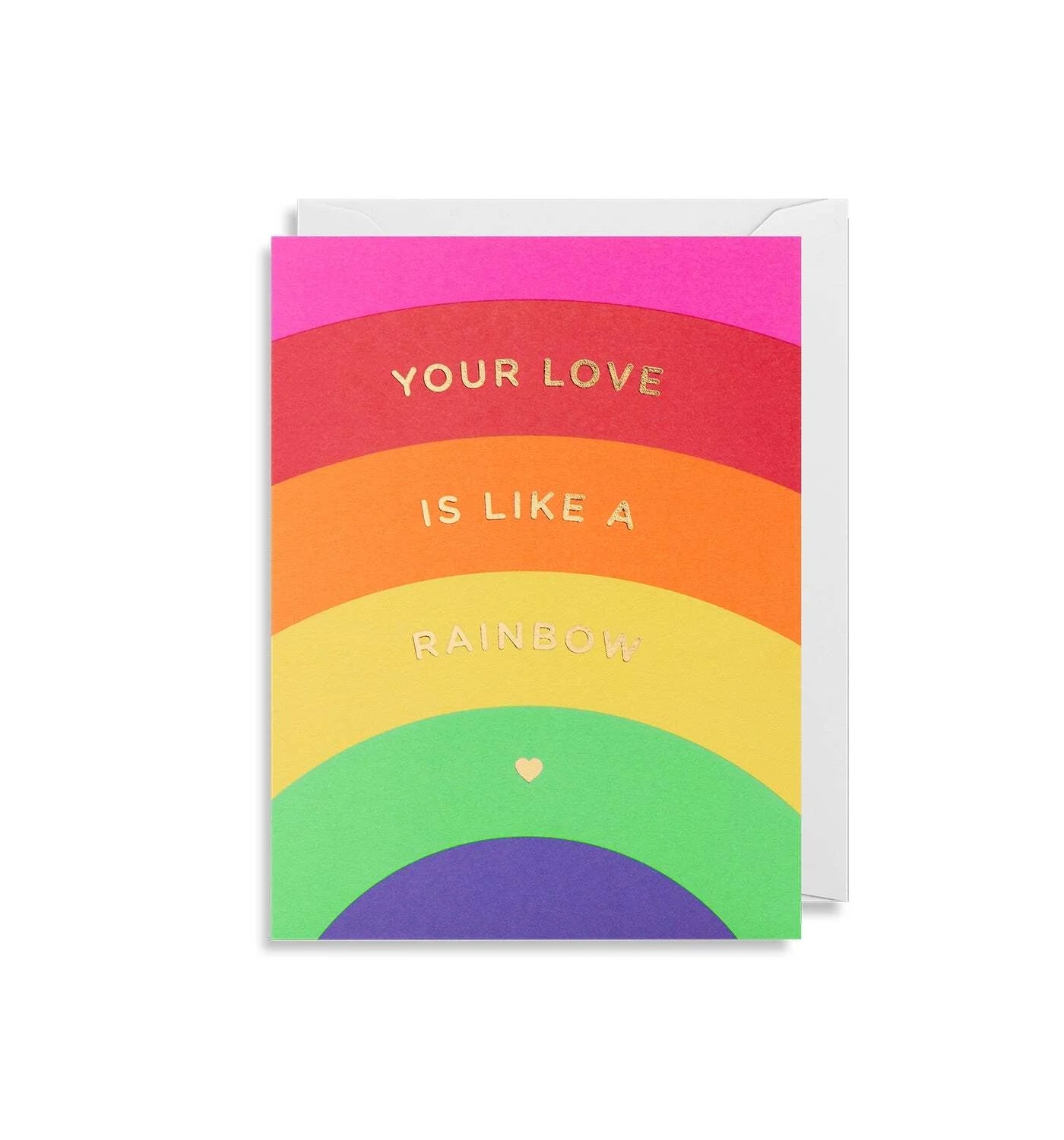 Mini Card Your Love Is Like A Rainbow Card